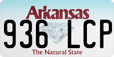 AR license plate 936LCP