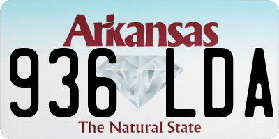 AR license plate 936LDA