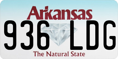 AR license plate 936LDG