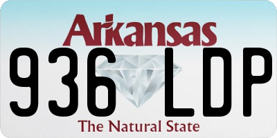 AR license plate 936LDP
