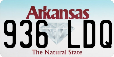 AR license plate 936LDQ