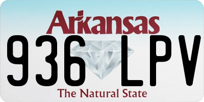 AR license plate 936LPV