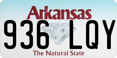 AR license plate 936LQY