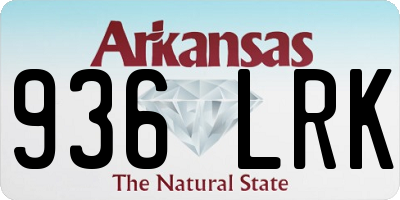 AR license plate 936LRK