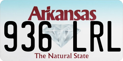 AR license plate 936LRL