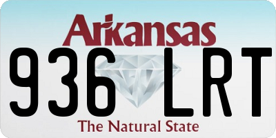 AR license plate 936LRT