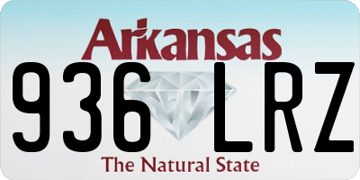 AR license plate 936LRZ