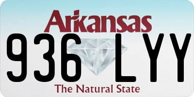 AR license plate 936LYY