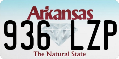 AR license plate 936LZP