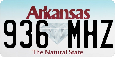 AR license plate 936MHZ