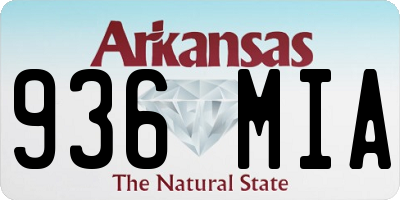 AR license plate 936MIA