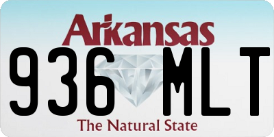 AR license plate 936MLT