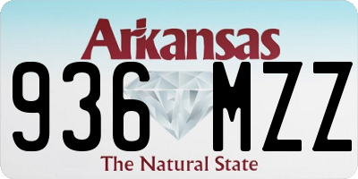 AR license plate 936MZZ