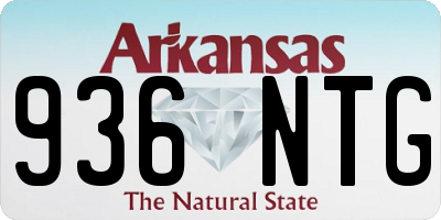 AR license plate 936NTG