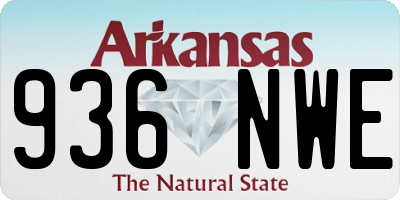 AR license plate 936NWE