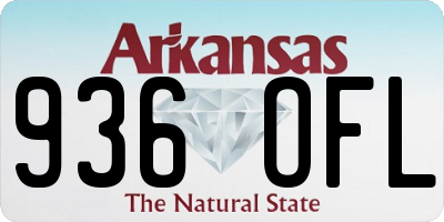 AR license plate 936OFL