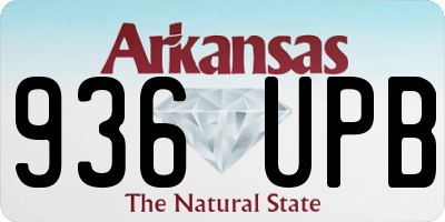 AR license plate 936UPB