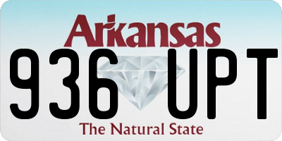 AR license plate 936UPT