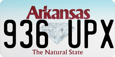 AR license plate 936UPX