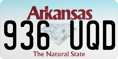 AR license plate 936UQD