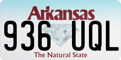 AR license plate 936UQL