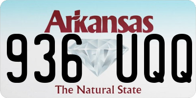 AR license plate 936UQQ