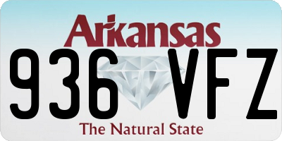 AR license plate 936VFZ
