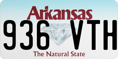 AR license plate 936VTH