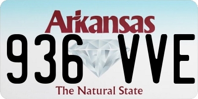 AR license plate 936VVE