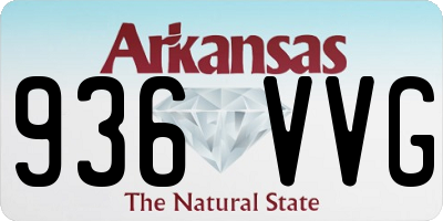 AR license plate 936VVG
