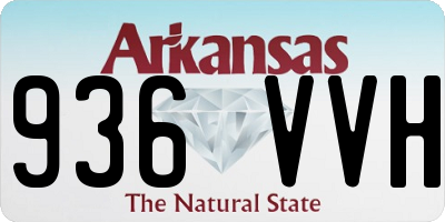 AR license plate 936VVH