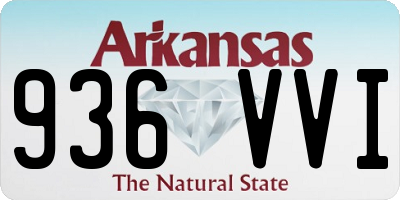 AR license plate 936VVI
