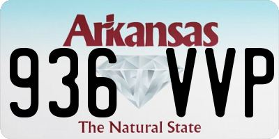 AR license plate 936VVP