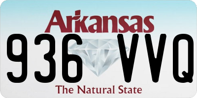 AR license plate 936VVQ