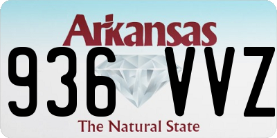 AR license plate 936VVZ