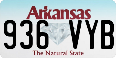 AR license plate 936VYB