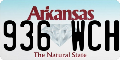 AR license plate 936WCH