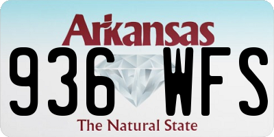AR license plate 936WFS
