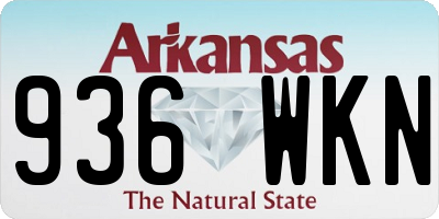 AR license plate 936WKN