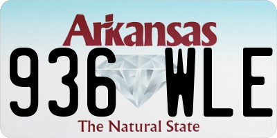 AR license plate 936WLE