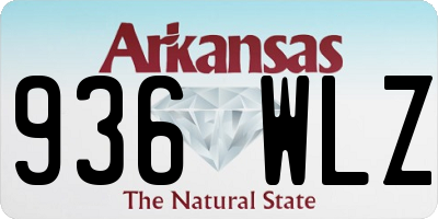 AR license plate 936WLZ