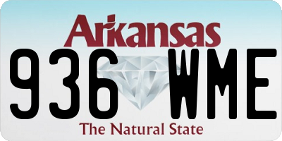AR license plate 936WME