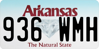 AR license plate 936WMH