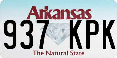 AR license plate 937KPK