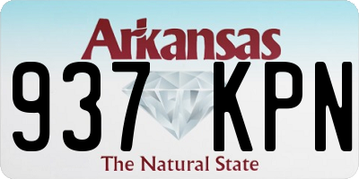 AR license plate 937KPN