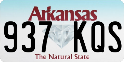 AR license plate 937KQS