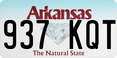 AR license plate 937KQT