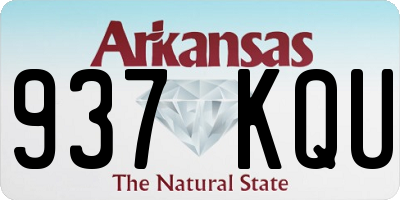 AR license plate 937KQU