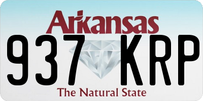 AR license plate 937KRP