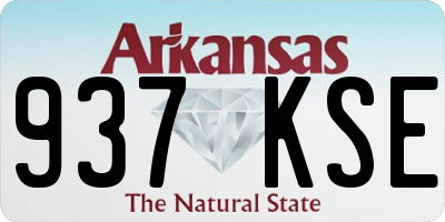 AR license plate 937KSE
